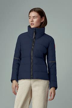 Chamarras Canada Goose Mujer Mexico - HyBridge Chaqueta De Plumas Azul Oscuro Marino EP5126307